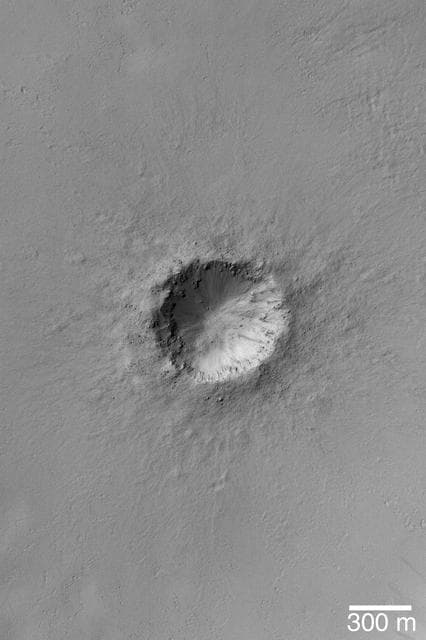 NASA image: Crater in Arabia