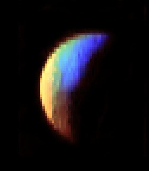 NASA image: VIMS Shows Iapetus Surface Composition