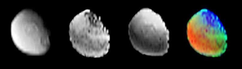 NASA image: Iapetus Surface Composition
