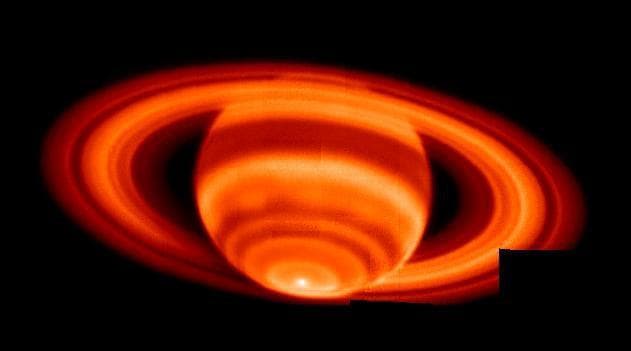 NASA image: Saturn Hot Spot