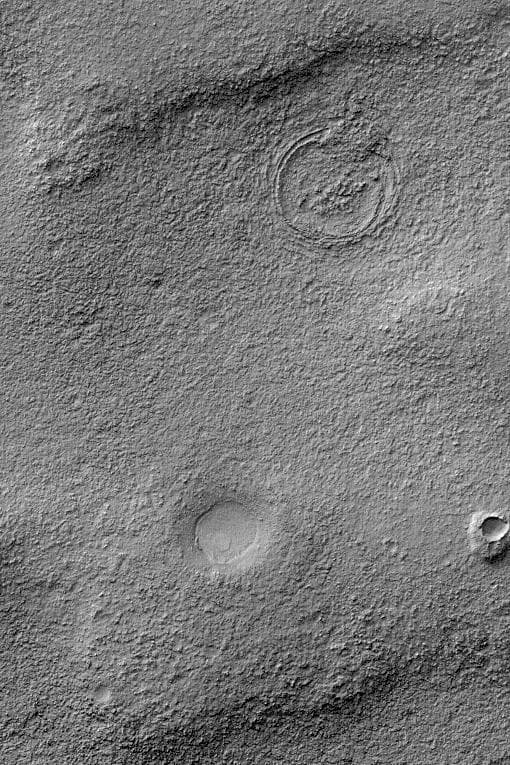 NASA image: A Tale of 3 Craters