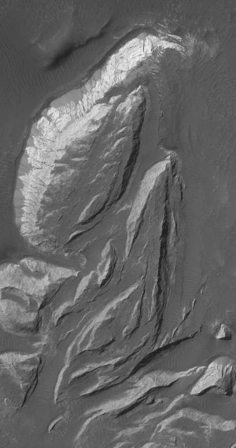 NASA image: Features in Aureum Chaos