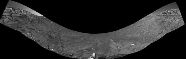 NASA image: Along Endurance Crater Inner Wall