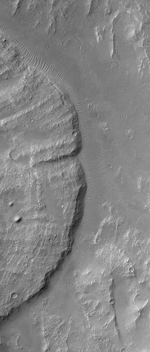 NASA image: Landslide in Coprates
