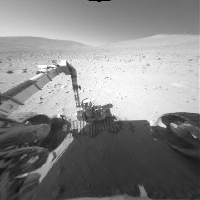 NASA image: Mars Rover Studies Soil on Mars