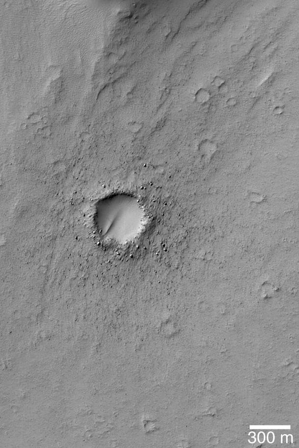 NASA image: Bouldery Impact Ejecta
