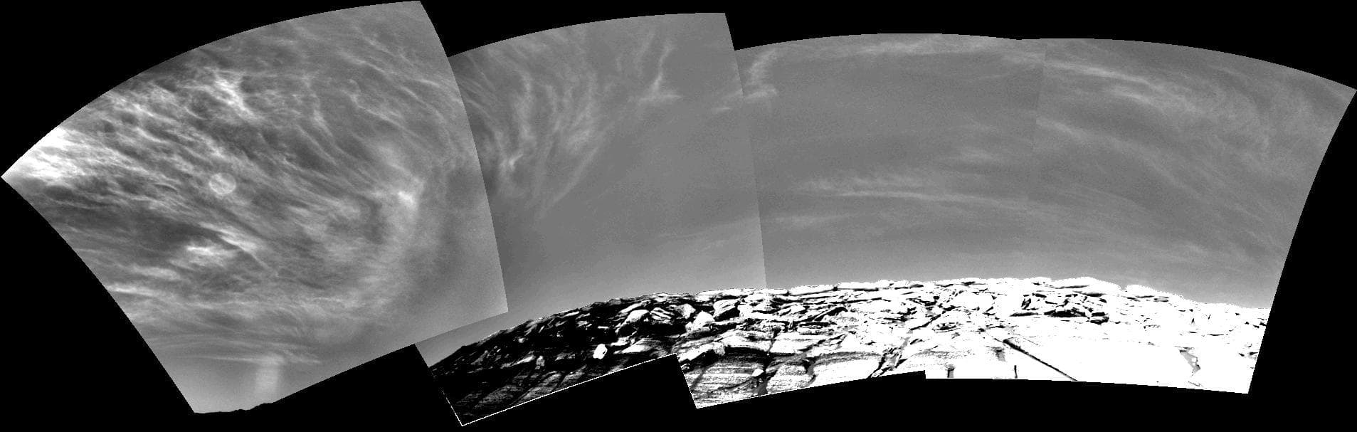 NASA image: Clouds over Endurance on Sol 290