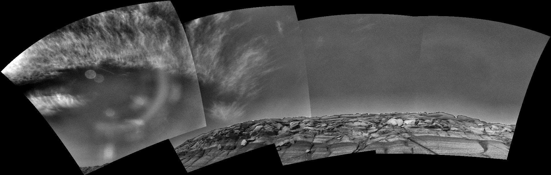 NASA image: Clouds over Endurance on Sol 291