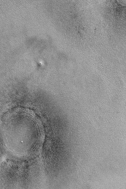 NASA image: Northern Plains Crater