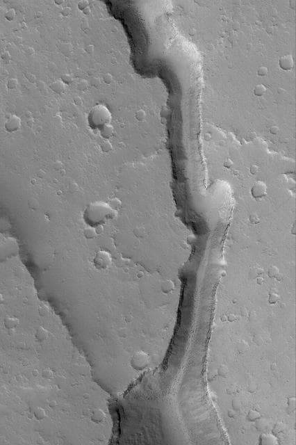 NASA image: Trough Near Stygis Catena
