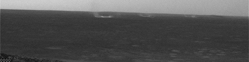 NASA image: Mars Gusts Blow Toward Spirit