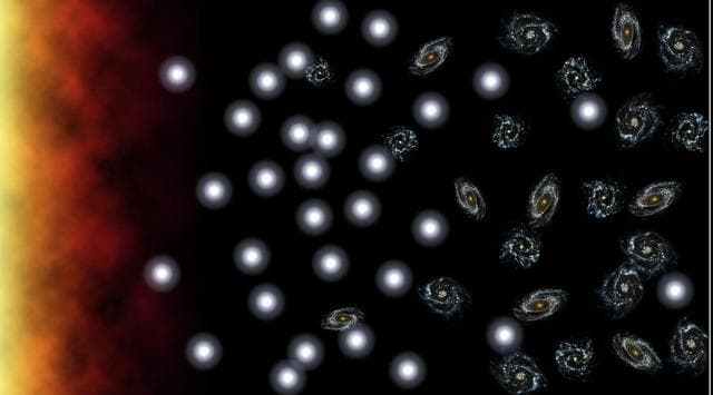 NASA image: Baby Galaxies in the Adult Universe