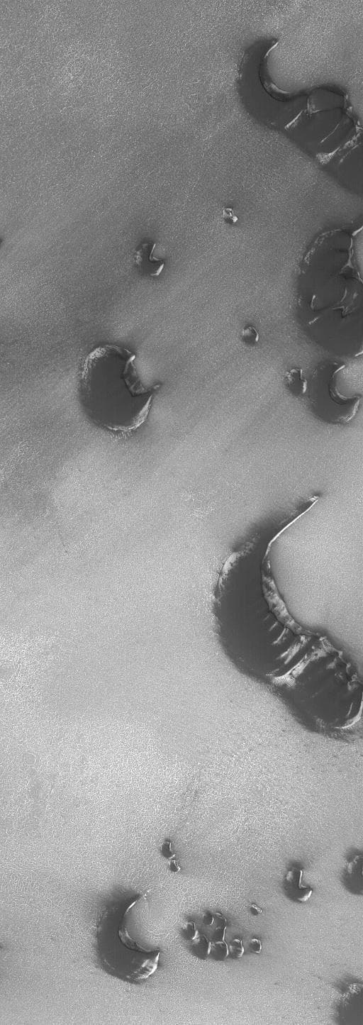 NASA image: Nearly-defrosted Dunes