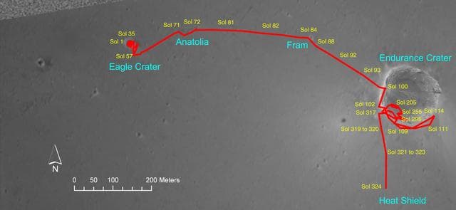 NASA image: Opportunity Trek Across the Plains of Meridiani