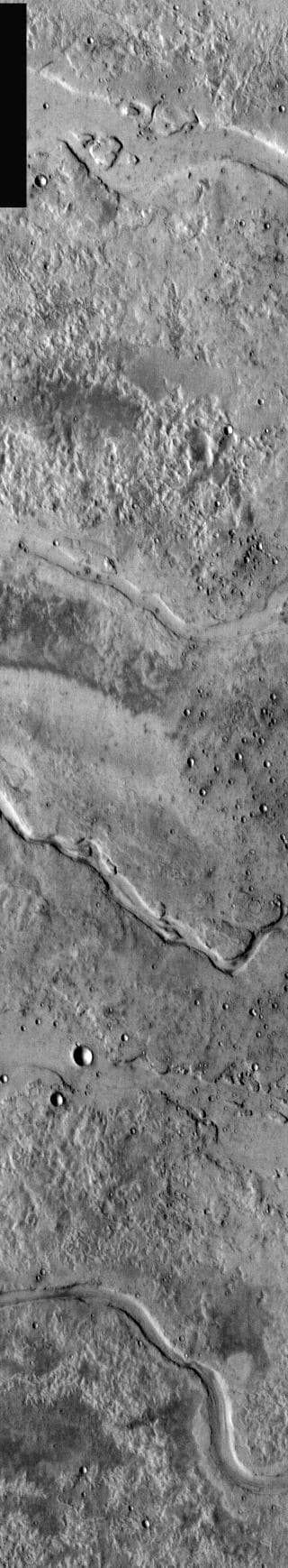 NASA image: Granicus Vallis Channels