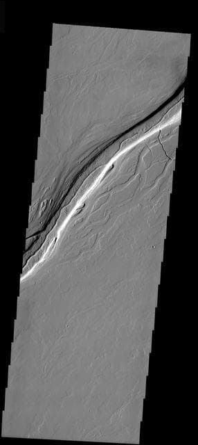 NASA image: Olympica Fossae