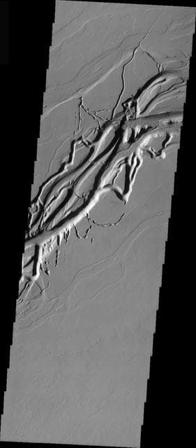 NASA image: Olympica Fossae Redux