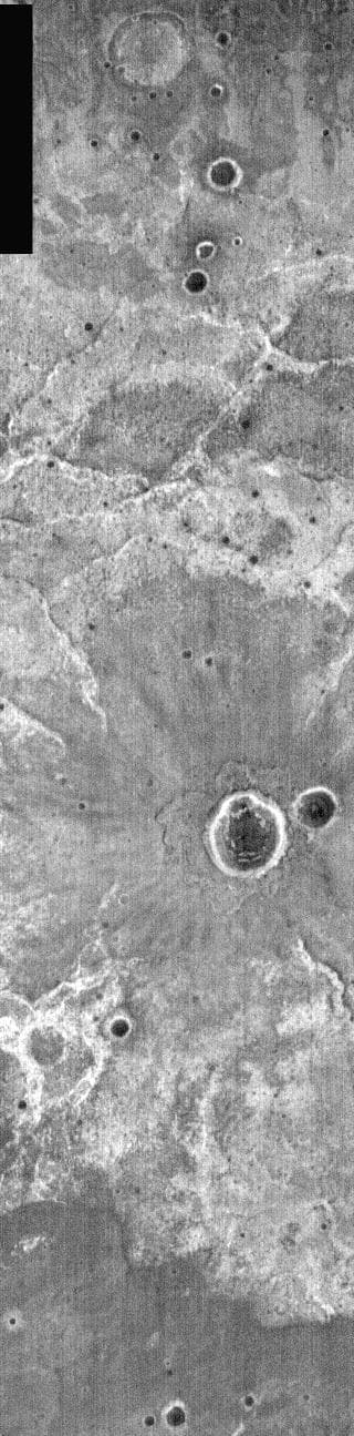 NASA image: Nighttime IR Ejecta
