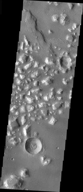 NASA image: Mare Chromium Crater