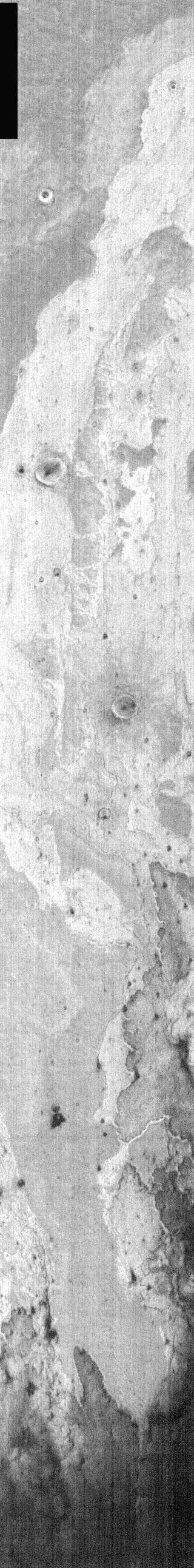 NASA image: Arsia Mons Lava Flows at Night