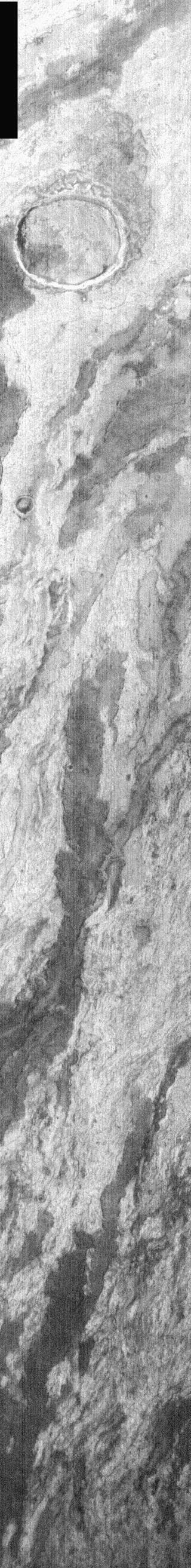 NASA image: Filled Crater