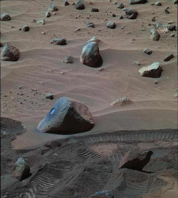 NASA image: Spirit View of Wishstone False Color