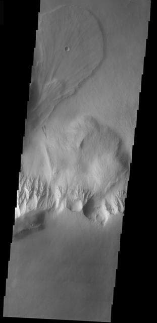 NASA image: Olympus Mons Landslide