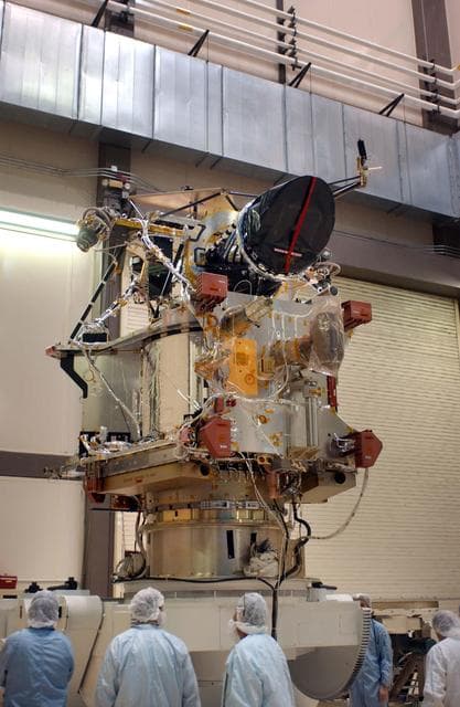 NASA image: Mars Reconnaissance Orbiter After Camera Installation