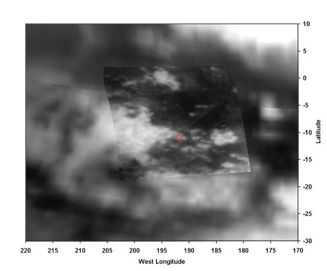 NASA image: Titan Landing Site Seen From Cassini