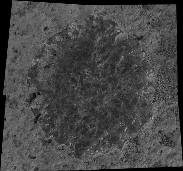 NASA image: Brushed Target on Rock Champagne in Gusev Crater