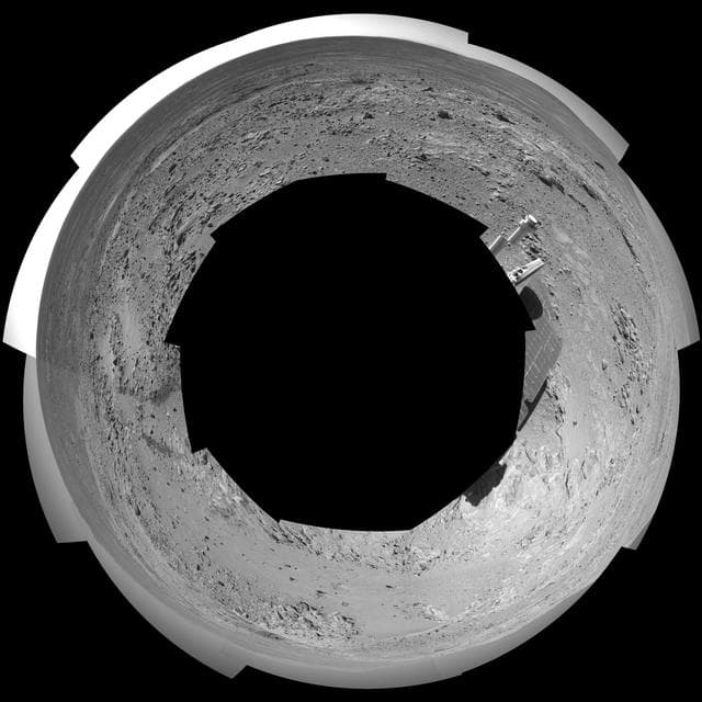 NASA image: Spirit Surroundings on West Spur, Sol 305 Polar