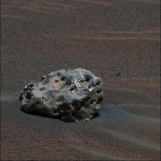 NASA image: Iron Meteorite on Mars