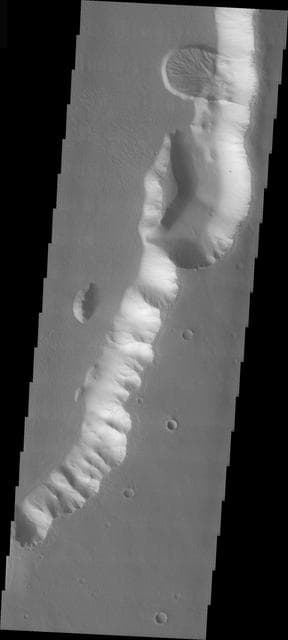 NASA image: Tharsis Landslide