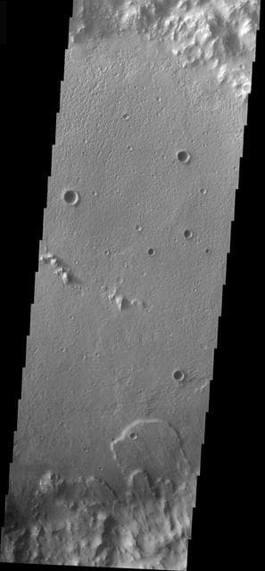NASA image: Isidis Crater Landslide
