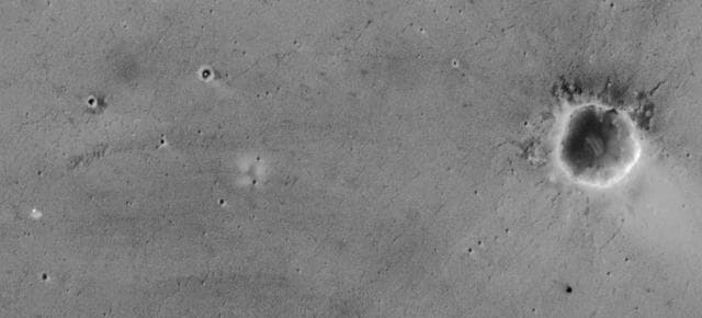 NASA image: Opportunity Tracks Seen from Orbit
