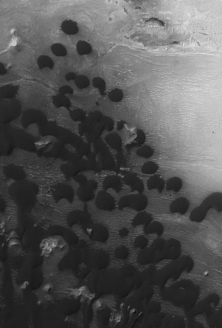NASA image: Intracrater Dunes