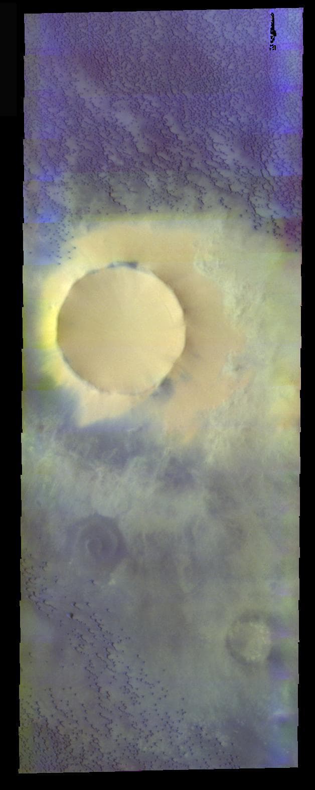 NASA image: Sand Sea in False Color