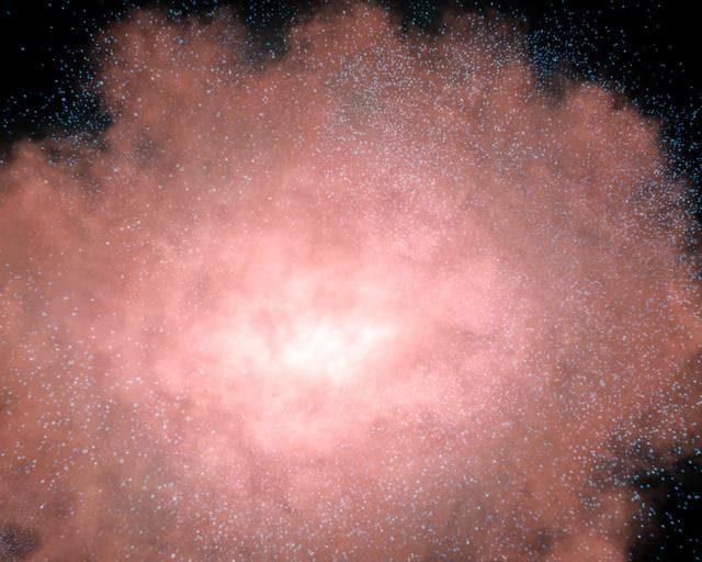 NASA image: Invisible Galaxies Come to Life! Artist Concept