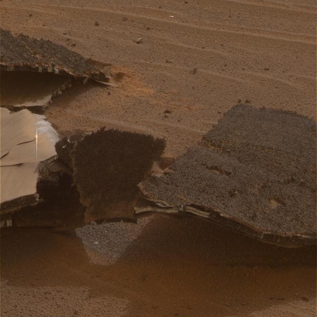 NASA image: Heat Shield Flank Close Up