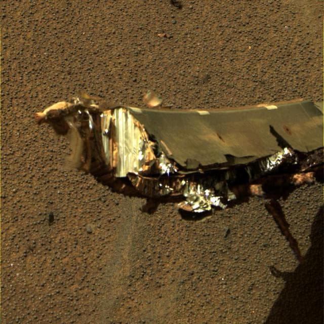NASA image: Exterior of Opportunity Heat Shield, Sol 344