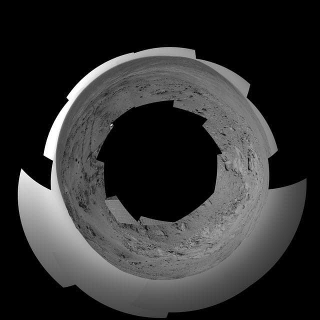 NASA image: Spirit 360-Degree View on Sol 409 polar