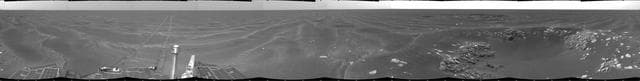 NASA image: Naturaliste Crater, Opportunity SOl 387