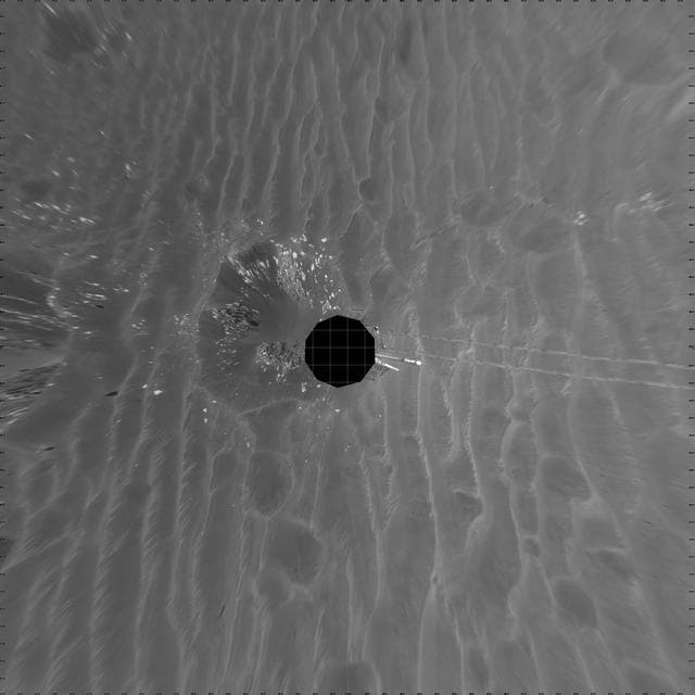 NASA image: Naturaliste Crater, Opportunity SOl 387 vertical