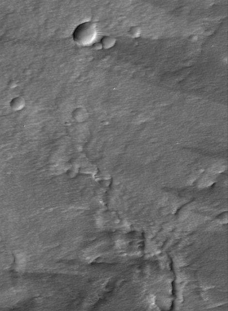 NASA image: Pavonis Mons Features
