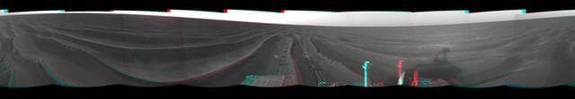 NASA image: Record Drive Day, Opportunity Sol 383 3-D