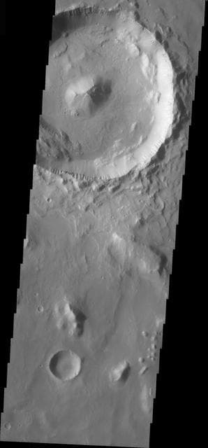 NASA image: Central Peak in Elysium Planitia