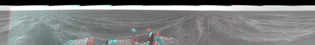 NASA image: Opportunity View, Sol 381 3-D