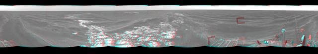 NASA image: Beside Vostok Crater 3-D