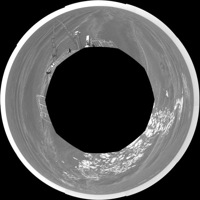 NASA image: Beside Vostok Crater polar