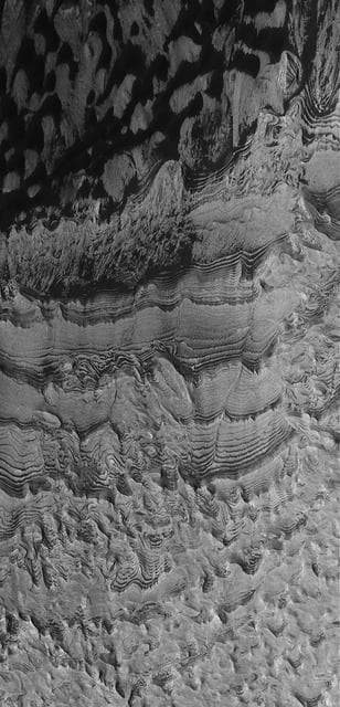 NASA image: Becquerel Dunes and Layers